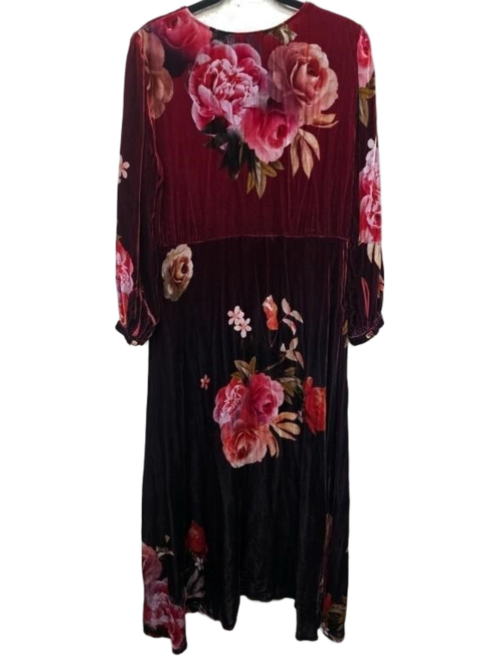 Johnny Was CORALIE VELVET EFFORTLESS MIDI DRESS Size M - Picture 5 of 6